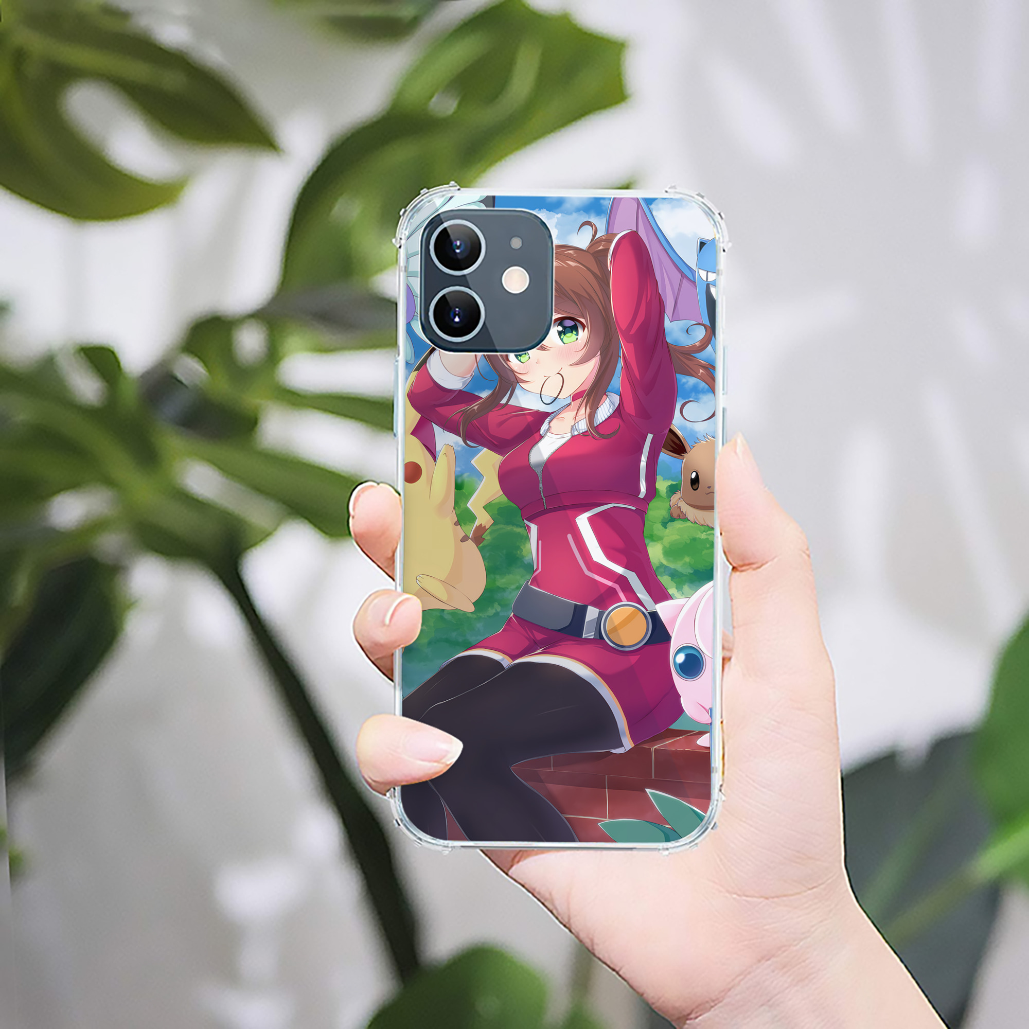 （画像用） ポケットモンスター Pokémon 【iPhone 12シリーズ対応】透明スマホケース（クリアソフトケース）